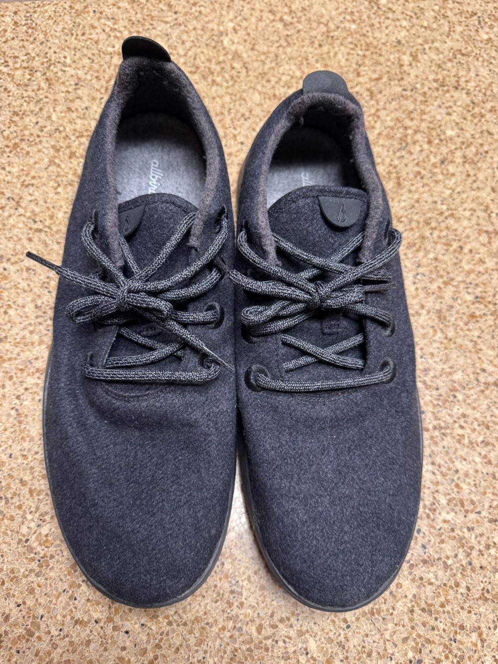 allbirds Men’s Wool Sneakers - Charcoal/Black